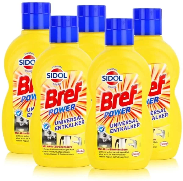 Null Bref Sidol Universal-Entkalker Aktiv-Zitronensäure 5×500 Ml Reinigungsmittel 1