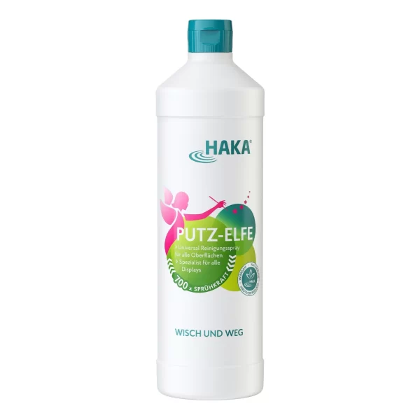 Null HAKA Putz-Elfe Universalreinigungsspray Für Glas, Displays, 500ml 4